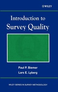 Cover: Introduction to Survey Quality - Wiley