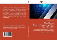 Abbildung von: Algorithmes d''apprentissage En Gestion de Portefeuille - Omniscriptum