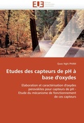 Abbildung von: Etudes Des Capteurs de PH ? Base d''oxydes - Omniscriptum