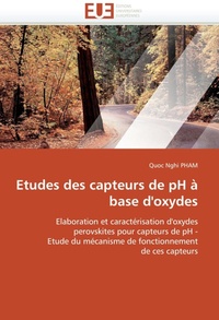 Abbildung von: Etudes Des Capteurs de PH ? Base d''oxydes - Omniscriptum