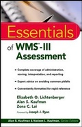 Cover: Essentials of WMS-III Assessment - Wiley