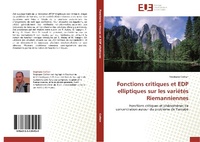 Abbildung von: Fonctions critiques et edp elliptiques sur les varietes riemanniennes - Omniscriptum