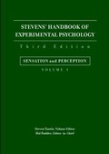 Cover: Stevens' Handbook of Experimental Psychology, Volume 1, Sensation and Perception - Wiley
