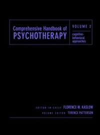 Enlarge image Cover: Comprehensive Handbook of Psychotherapy, Volume 2, Cognitive-Behavioral Approaches - Wiley