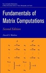 Cover: Fundamentals of Matrix Computations - Wiley