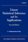 Cover: Linear Statistical Inference and its Applications - Wiley