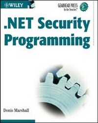 Enlarge image Cover: .NET Security Programming - Wiley