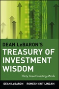 Cover: Dean LeBaron's Treasury of Investment Wisdom - Wiley