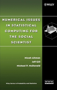 Enlarge image Cover: Numerical Issues in Statistical Computing for the Social Scientist - Wiley