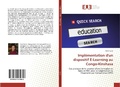 Cover: Impl&eacute;mentation d'un dispositif E-Learning au Congo-Kinshasa - &Eacute;ditions universitaires europ&eacute;ennes