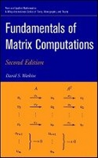 Enlarge image Cover: Fundamentals of Matrix Computations - Wiley