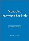 Cover: Managing Innovation For Profit - Wiley