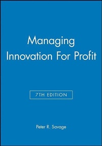 Enlarge image Cover: Managing Innovation For Profit - Wiley
