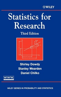 Enlarge image Cover: Statistics for Research - Wiley