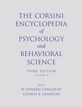 Cover: The Corsini Encyclopedia of Psychology and Behavioral Science, Volume 3 - Wiley
