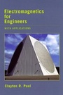 Cover: Electromagnetics for Engineers - Wiley