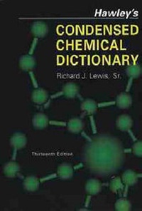 Abbildung von: Hawley's Condensed Chemical Dictionary - Wiley