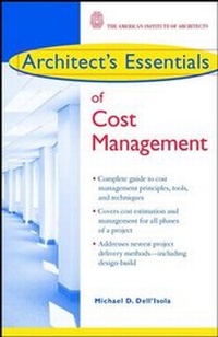 Enlarge image Cover: Architect's Essentials of Cost Management - Wiley