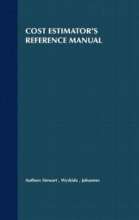 Enlarge image Cover: Cost Estimator's Reference Manual - Wiley