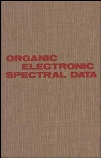 Enlarge image Cover: Organic Electronic Spectral Data, Volume 29, 1987 - Wiley