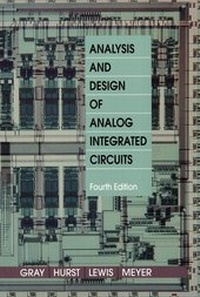 Enlarge image Cover: Analysis and Design of Analog Integrated Circuits - Wiley