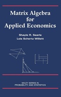 Cover: Matrix Algebra for Applied Economics - Wiley