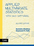 Cover: Applied Multivariate Statistics with SAS Software - Wiley