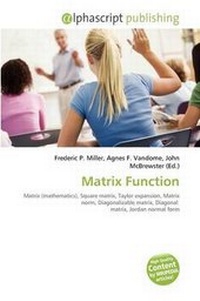 Abbildung von: Matrix Function - Alphascript Publishing