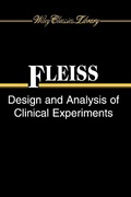 Cover: Design and Analysis of Clinical Experiments - Wiley
