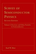 Cover: Survey of Semiconductor Physics - Wiley