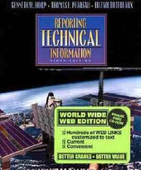 Enlarge image Cover: Reporting Technical Information 9e Web Site - Wiley