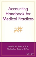 Cover: Accounting Handbook for Medical Practices - Wiley