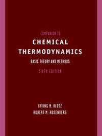 Abbildung von: Companion to Chemical Thermodynamics - Wiley