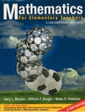 Cover: Mathematics for Elementary Teachers 6e with Studen t Resource Handbook Set - Wiley