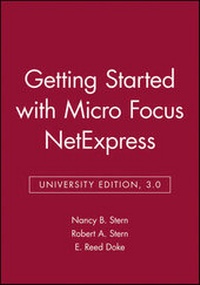 Enlarge image Cover: Getting Started with Micro Focus Netexpress, University Edition, 3.0 - Wiley