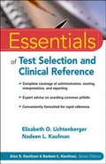Cover: Essentials of Test Selection and Clinical Inference - Wiley
