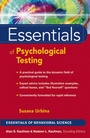 Cover: Essentials of Psychological Testing - Wiley