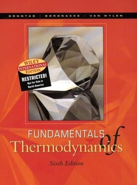 Abbildung von: Fundamentals of Thermodynamics - Wiley