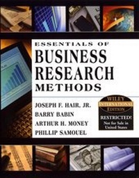 Enlarge image Cover: Essentials of Business Research Methods - Wiley