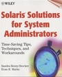 Cover: Solaris Solutions for System Administrators - Wiley