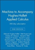 Cover: Machina to Accompany Hughes-Hallett Applied Calcul Us 2e 300 Day Subscription - Wiley