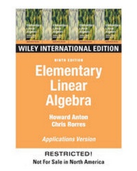 Abbildung von: Elementary Linear Algebra With Application - Wiley