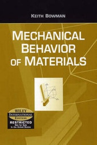 Enlarge image Cover: Mechanical Behavior of Materials - Wiley