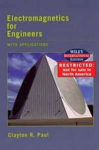Enlarge image Cover: Electromagnetics For Engineering - Wiley