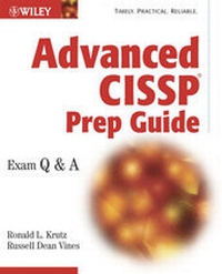 Enlarge image Cover: Advanced CISSP Prep Guide - Wiley