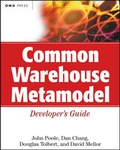 Cover: Common Warehouse Metamodel Developer's Guide - Wiley