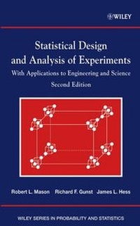 Enlarge image Cover: Statistical Design and Analysis of Experiments - Wiley