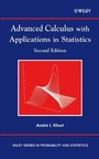 Cover: Advanced Calculus with Applications in Statistics - Wiley
