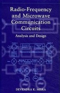 Cover: Radio-Frequency and Microwave Communication Circuits - Wiley
