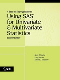 Cover: A Step-by-Step Approach to Using SAS for Univariate and Multivariate Statistics - Wiley